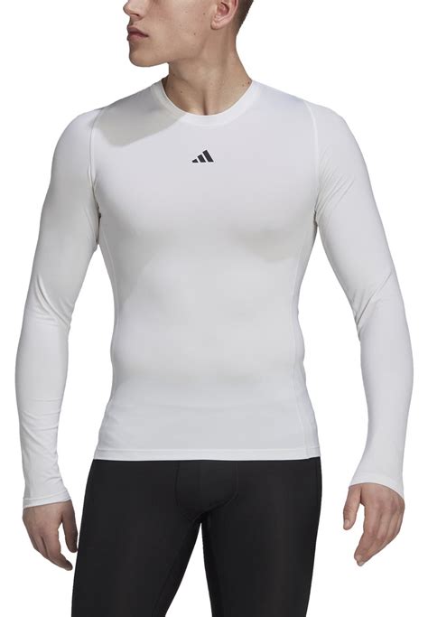 adidas performance langarmshirt weiß herren|adidas Performance TECH FIT .